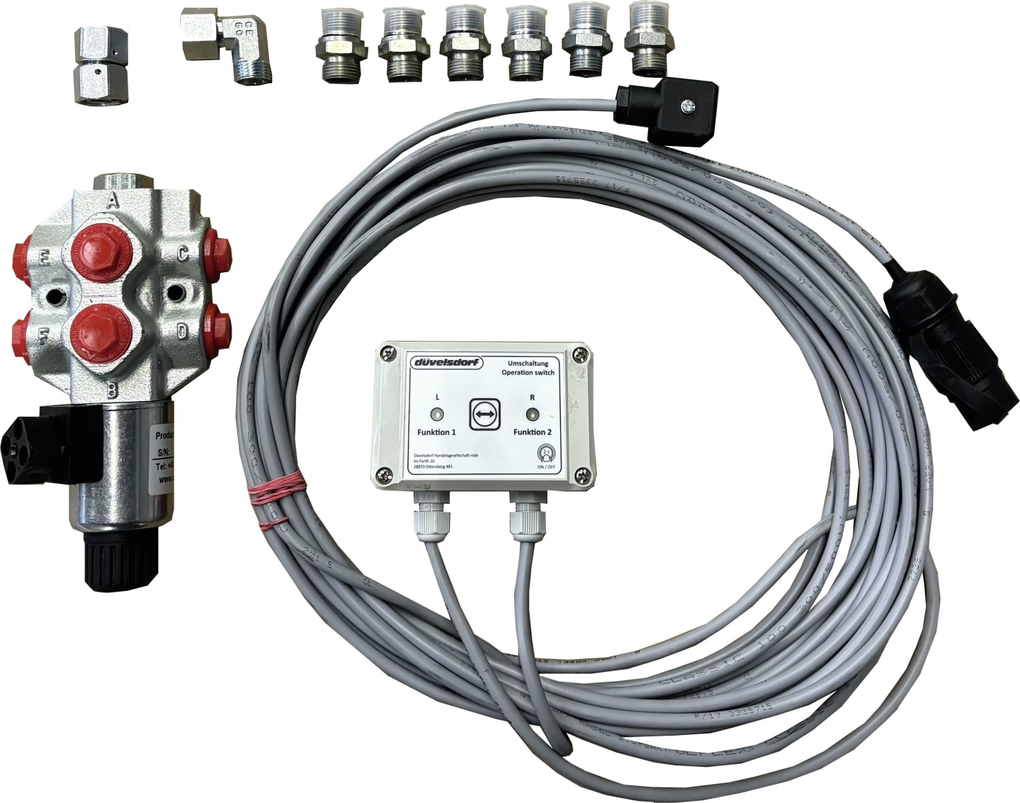 Düvelsdorf Umbausatz elektrische Umschaltung Antrieb/Neigung, für Heckenschere MC 190, 2830310
