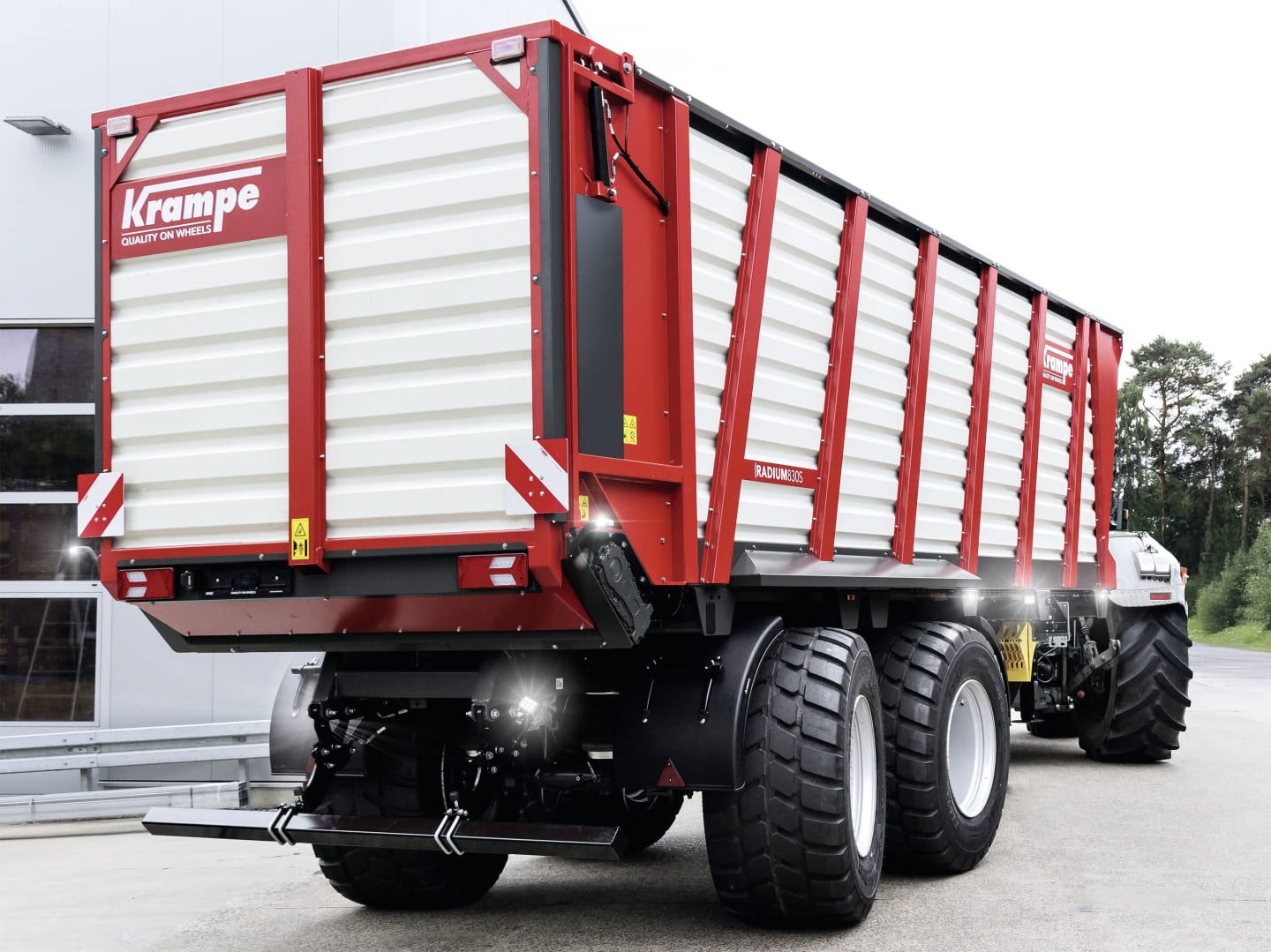 Krampe Häckselwagen "Radium 830S" Nutzlast 22 t, Transportvolumen 42 m³