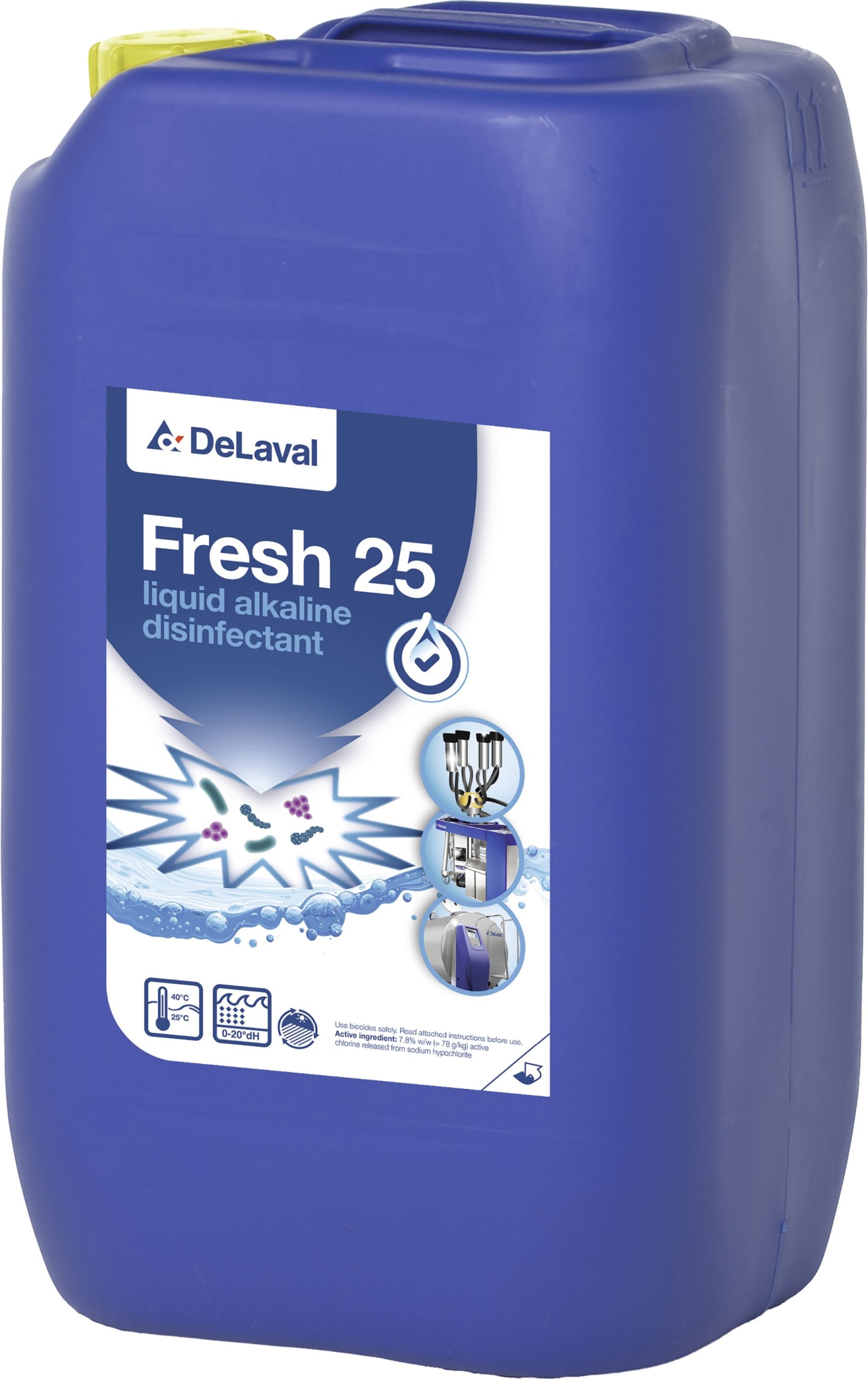 DeLaval Melkmaschinenreiniger "Fresh 25" 25 l alkalisch, flüssig, chlorhaltig, 741007083