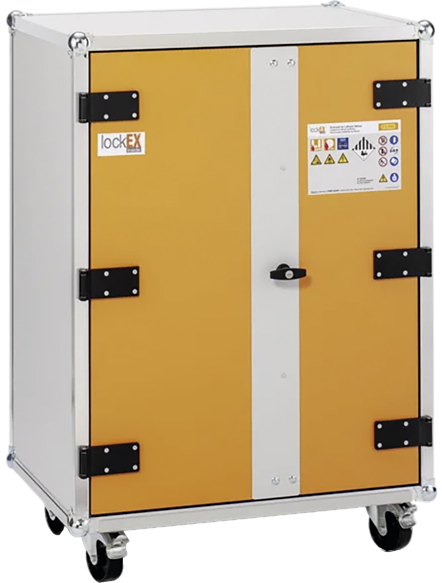 Cemo Akku-Ladeschrank "Premium 8/10" 230 V, mit Lenkrollen, 4 Ebenen, Kapazität 6 kWh, mit lockEX 2.0, 12120