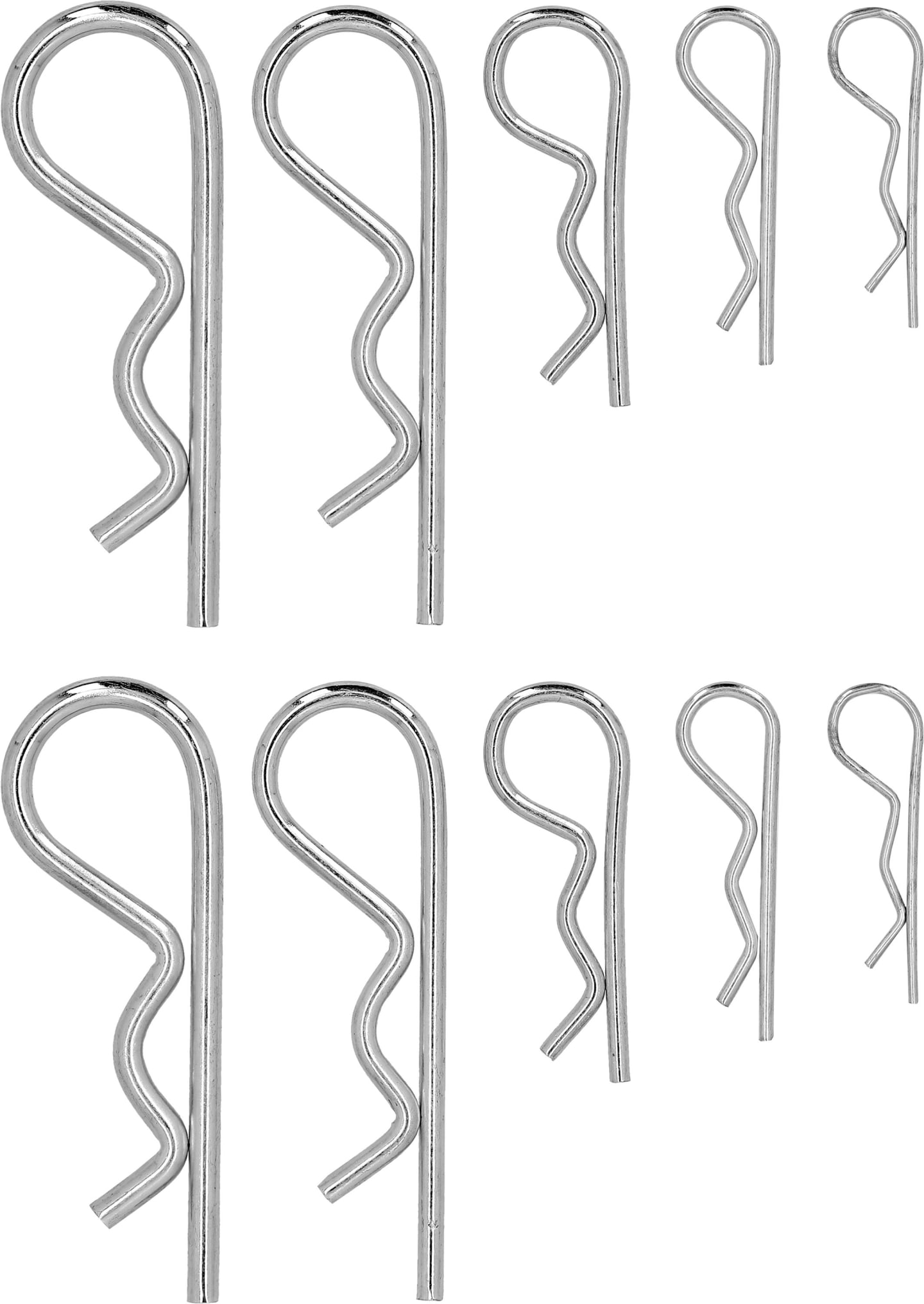Hevi Federstecker-Sortiment, 10 St. in der Klarsichtpackung