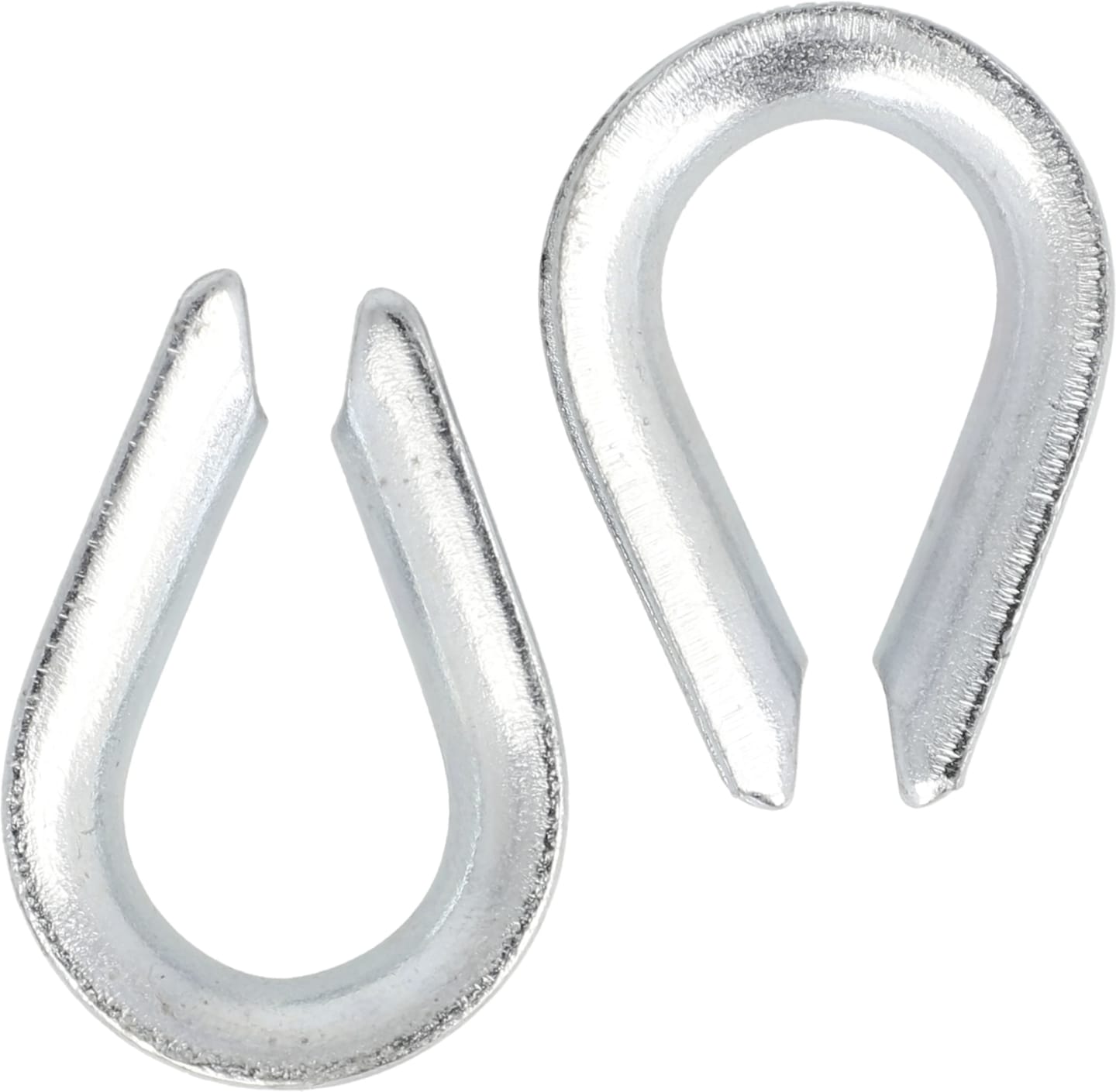 Hevi Kausche Metall verzinkt, DIN 6899-B für Stahlseil, 2 St.