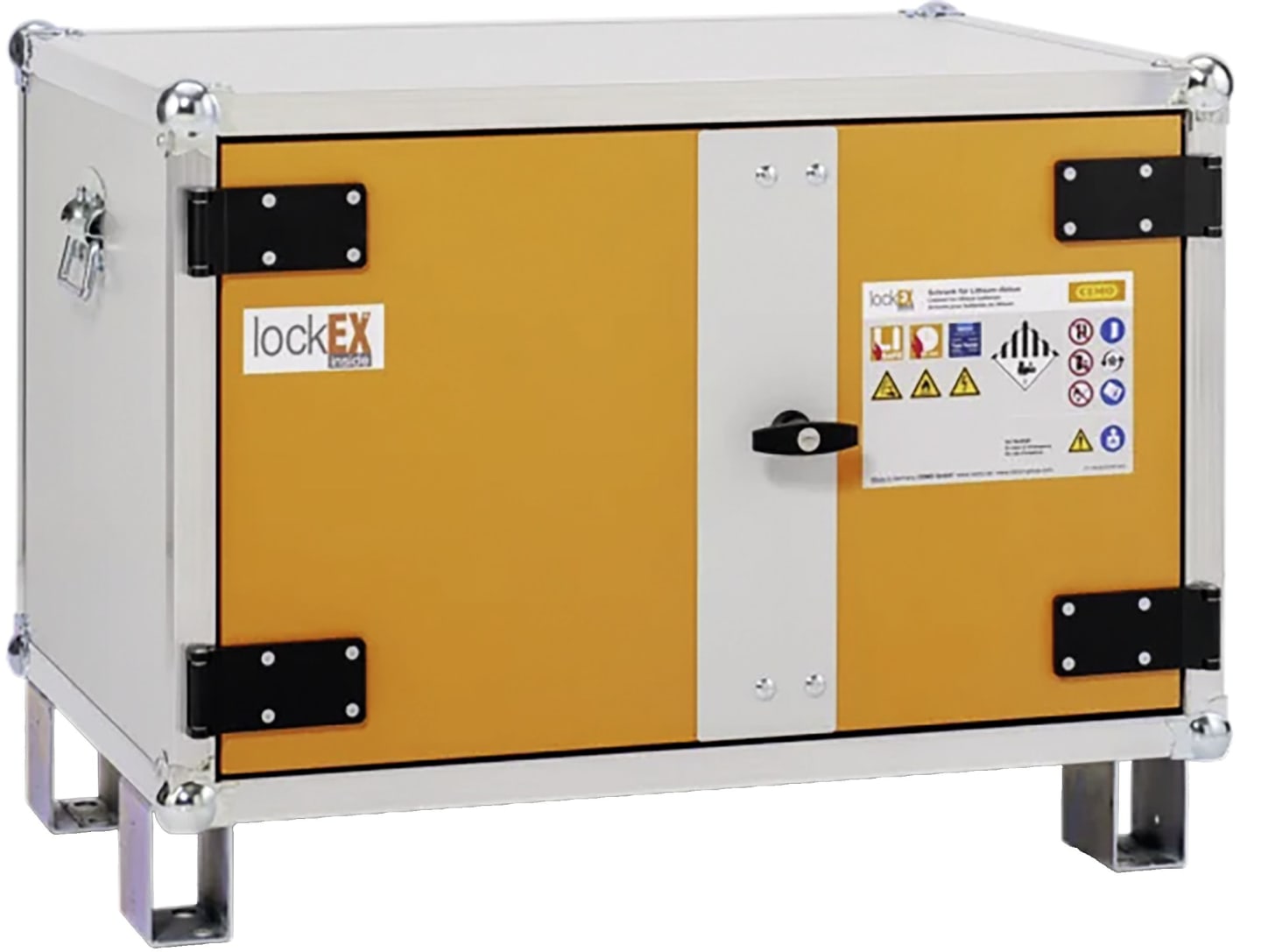 Cemo Akku-Ladeschrank "Premium 8/5" 230 V, mit Füßen, 2 Ebenen, Kapazität 3 kWh, mit lockEX 2.0, 12111