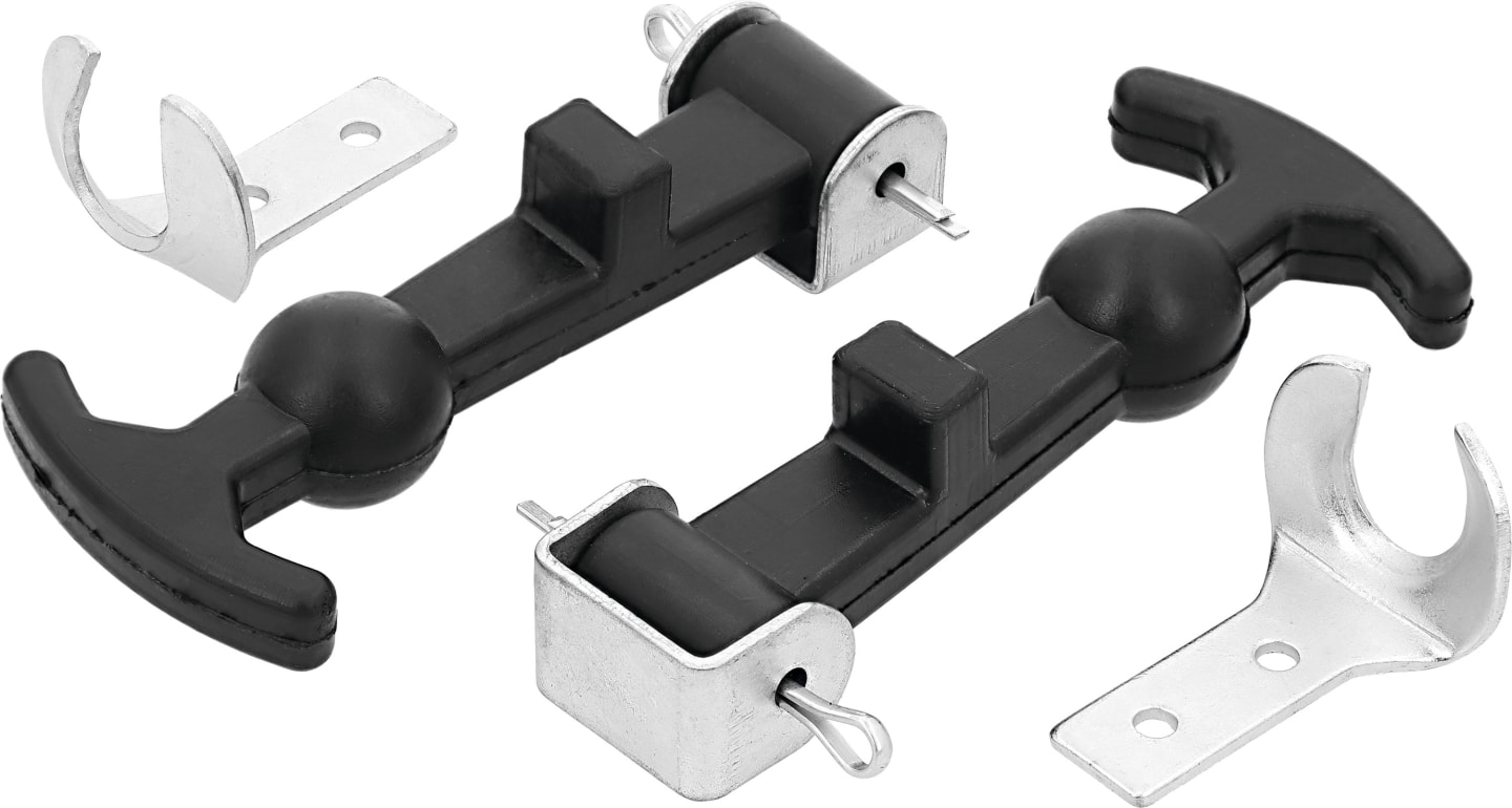 Haubenhalter Gummi 120 mm, 2 St.