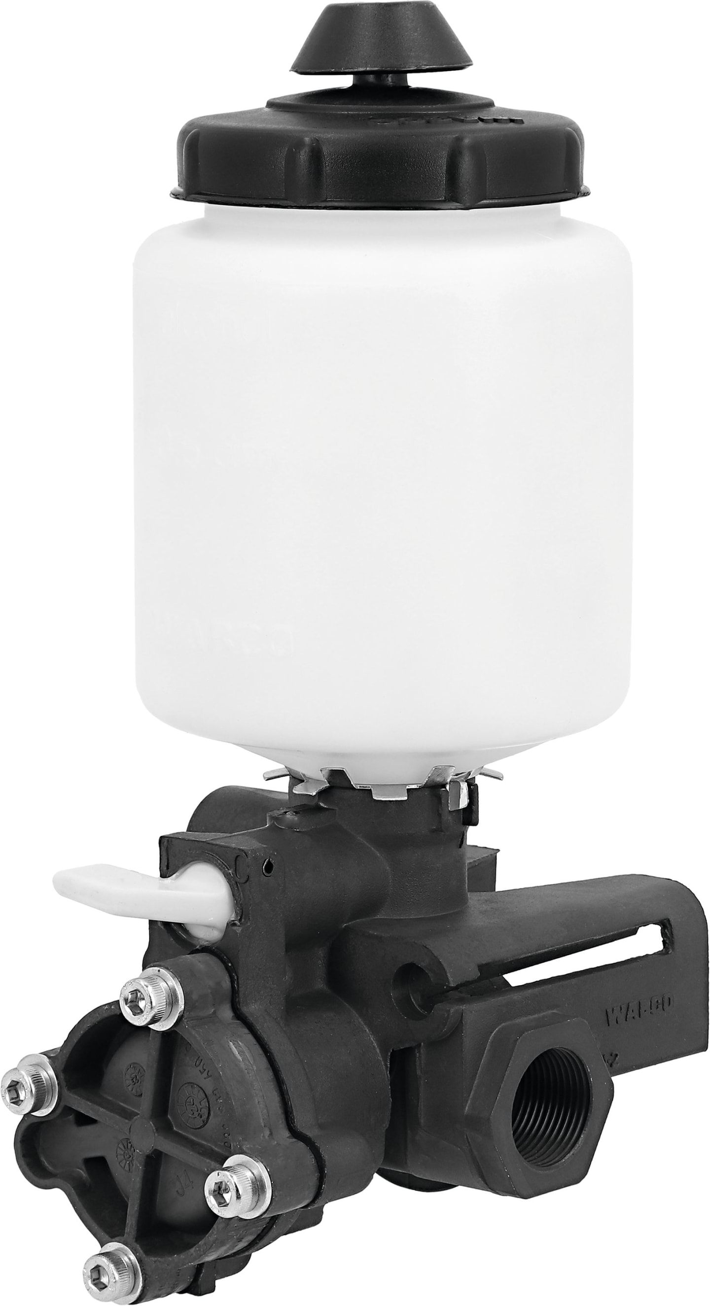 Wabco Frostschutzpumpe, Behältervolumen 0,5 l, Fördermenge 0,2 cm³, ohne Steueranschluss, 932 002 102 0