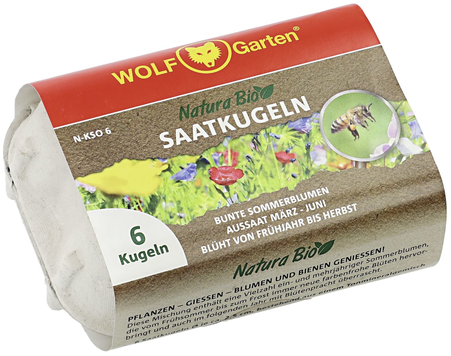 Wolf-Garten® Natura Bio Saatkugeln "N-KSO 6", 3850050