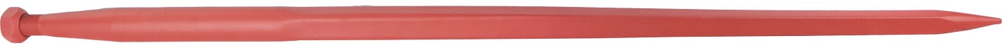 SHW Frontladerzinken "K013" 1.250 mm M 28 x 1,5 AG spitz, gerade, Vierkantprofil, 54435
