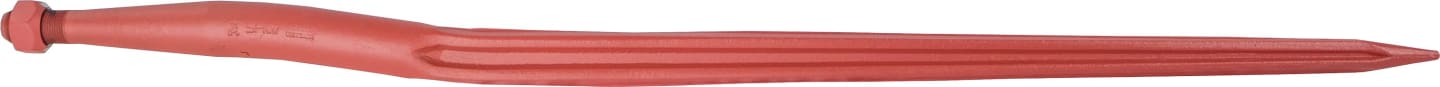 SHW Frontladerzinken "K001" 910 mm M 22 - 1,5 AG spitz, gekröpft für Van Lengerich, 53123