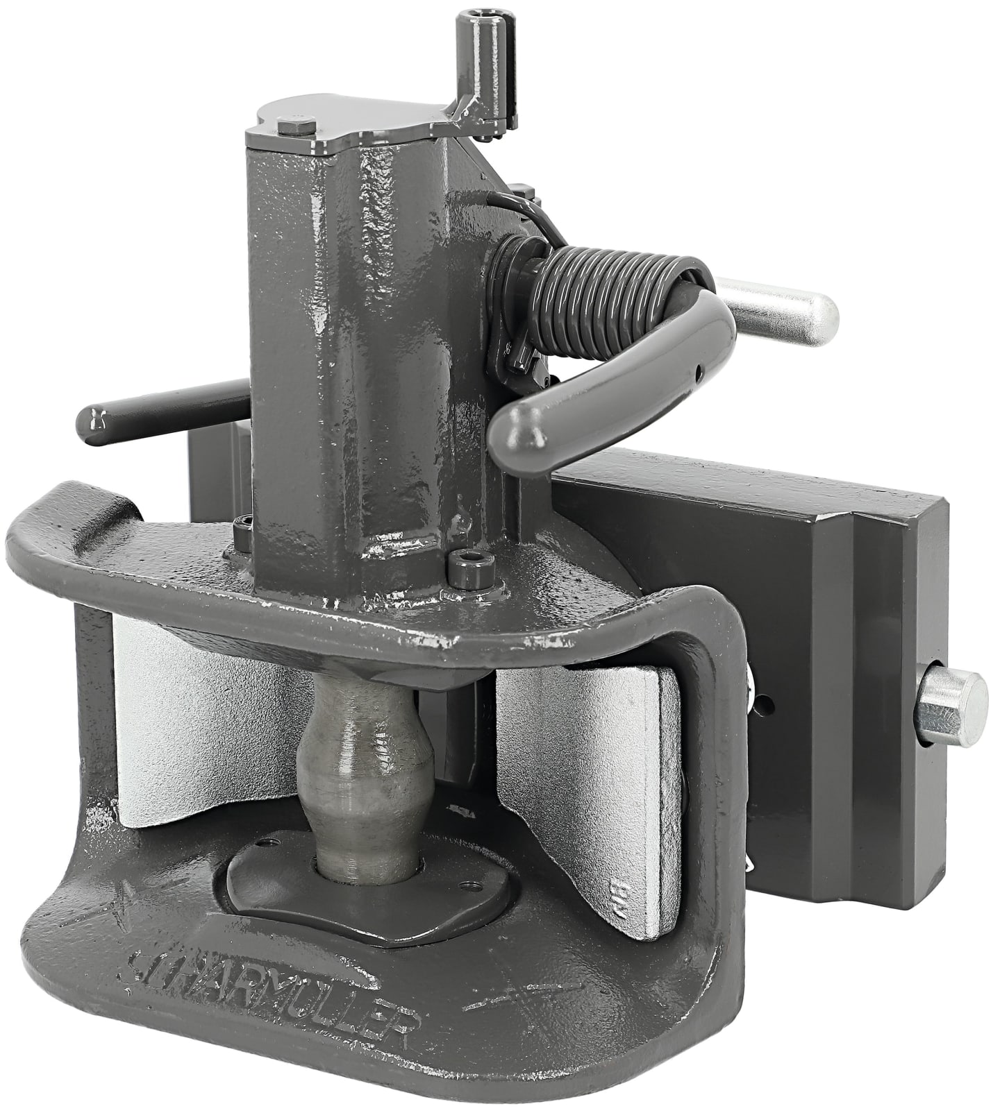 scharmüller Zugmaul automatisch, 241/22/30 mm, Ø Bolzen 38 mm, Fendt grau, 03.2413.221.A11