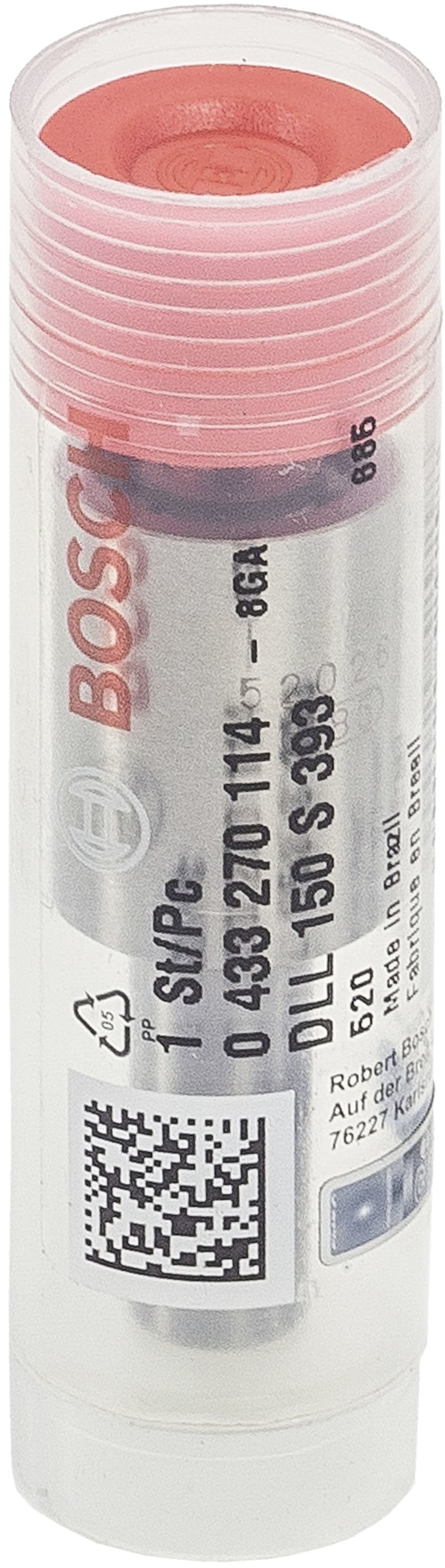 Bosch Einspritzdüse "DLL 150 S 393" für Traktor Fendt Farmer 100, Favorit 600, Geräteträger, 0 433 270 114