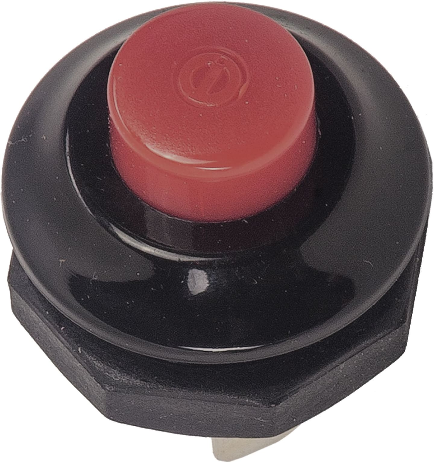 Herth + Buss Druckknopfschalter rot; schwarz, 2 x Flachsteckanschluss 6,3 mm, 12 V 20 A; 24 V 10 A, 70 468 260