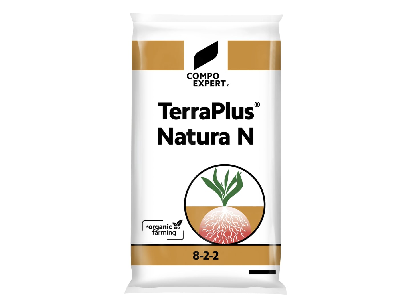 COMPO EXPERT TerraPlus® Natura N 8-2-2 25 kg Sack Granulat
