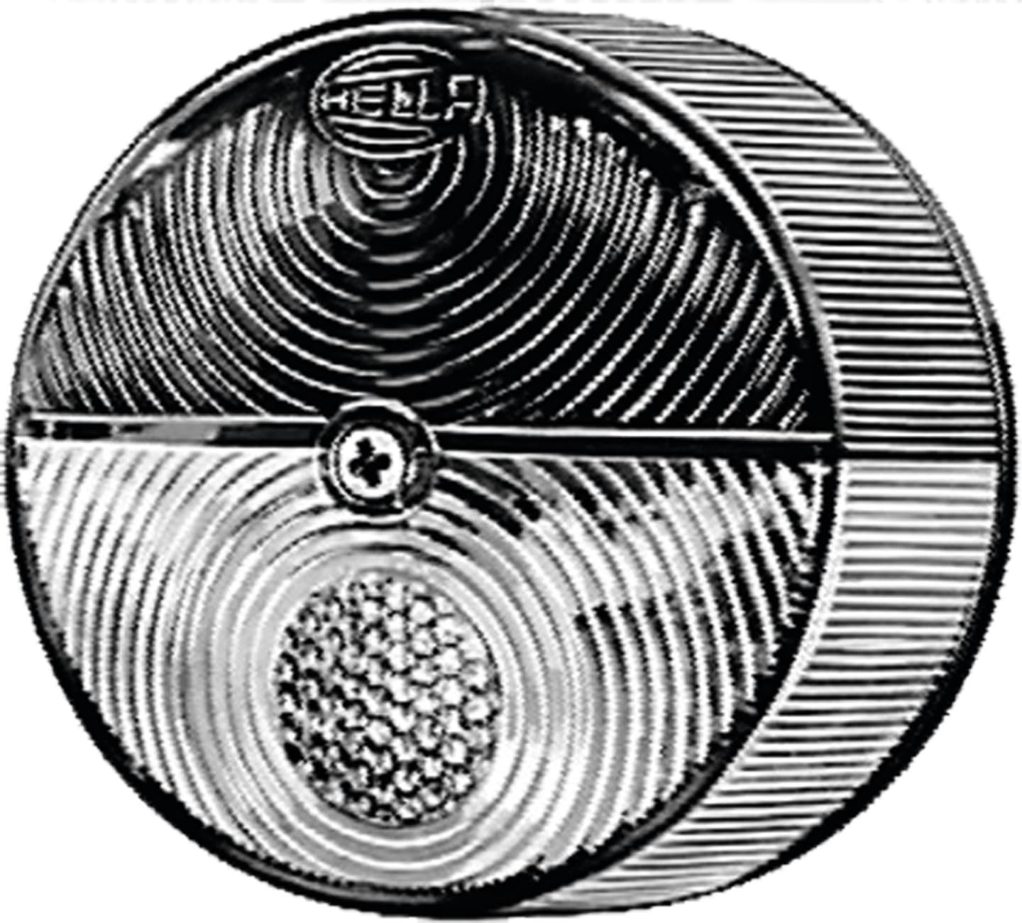Hella® Schlussleuchte links/rechts Ø 82 mm, Schluss-, Blinklicht, 2SW 003 185-041