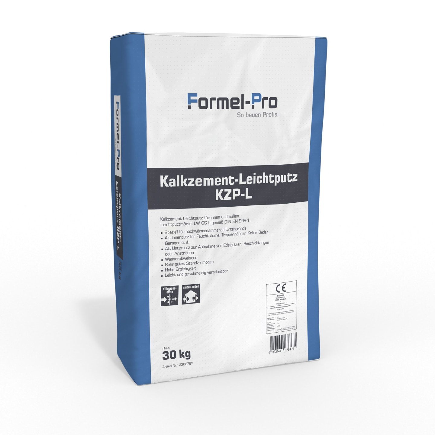 Formel-Pro Kalkzement-Leichtputz KZP-L 30 kg
