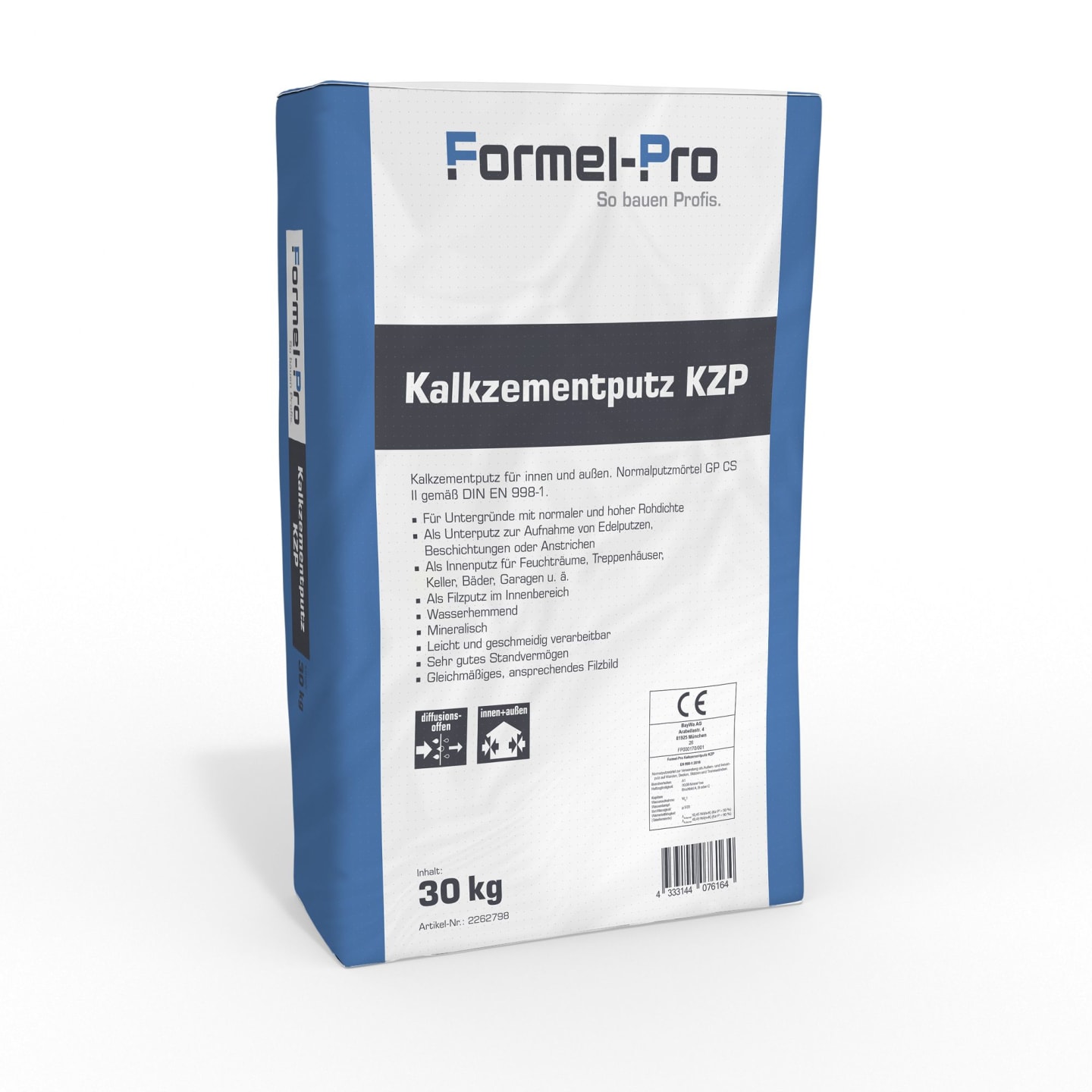 Formel-Pro Kalkzementputz KZP 30 kg