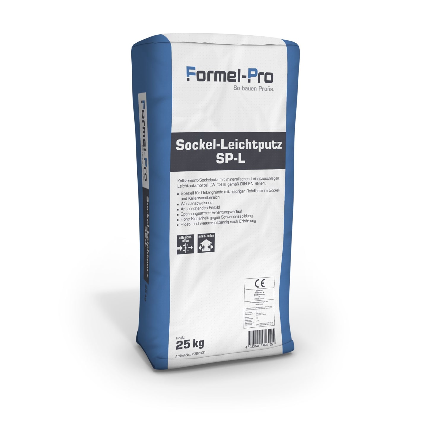 Formel-Pro Sockel-Leichtputz SP-L 25 kg