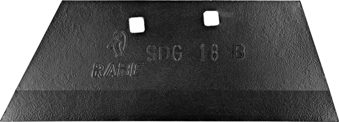Rabe Düngereinlegerschar "SDG-18 B", links/rechts für Pflug