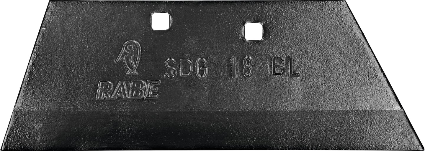 Rabe Düngereinlegerschar "SDG-18 BL", links, für Pflug, 2715.05.02
