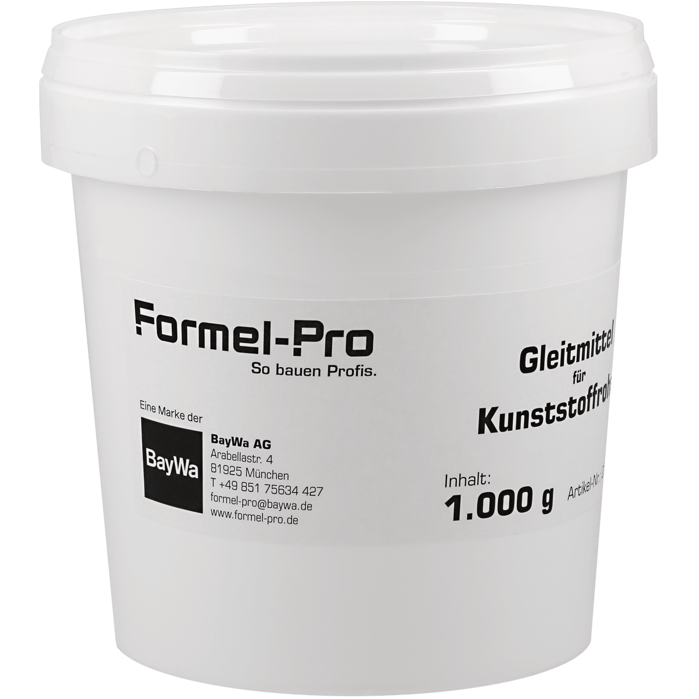 Formel-Pro Gleitmittel für Kunststoffrohre 1000 g