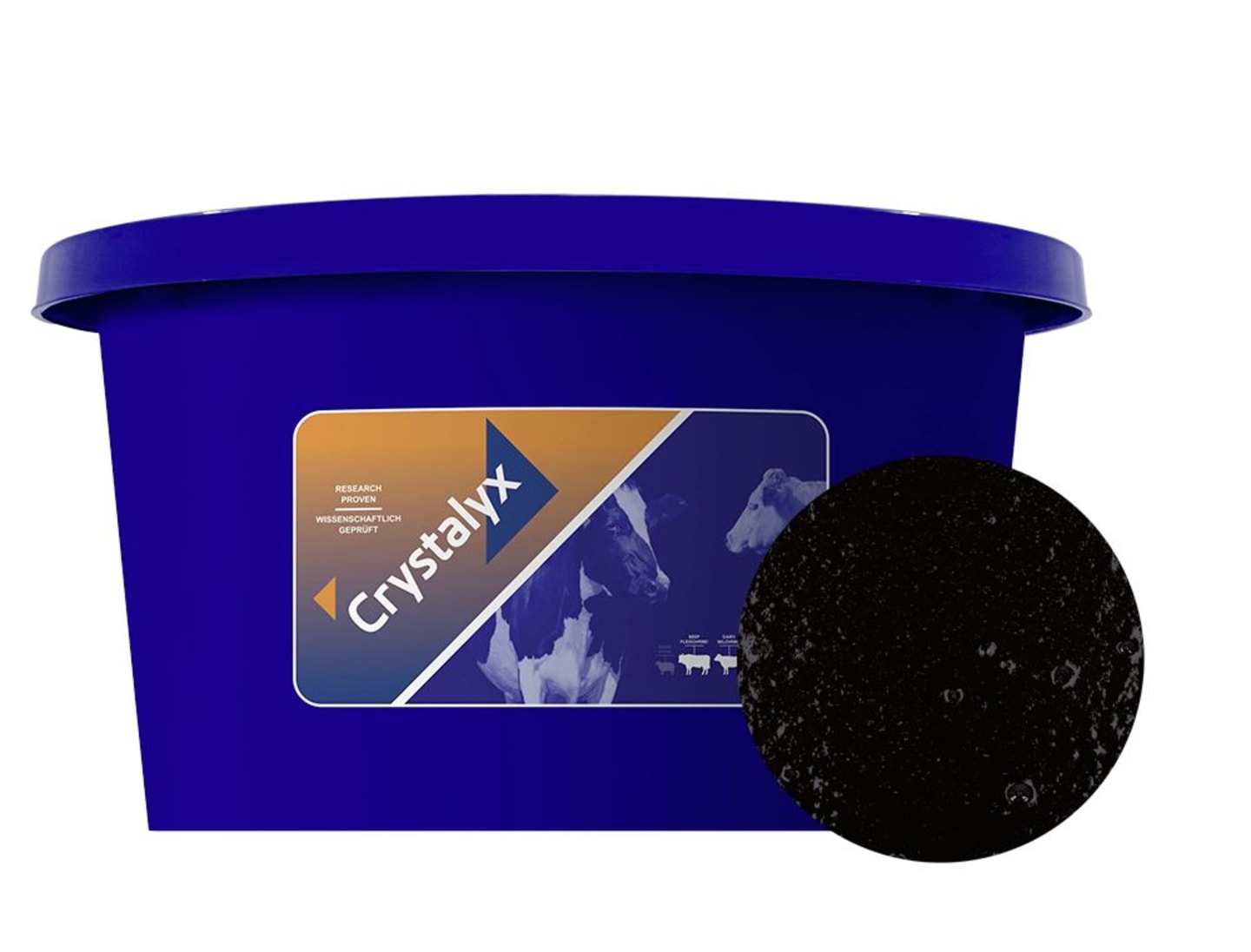 Crystalyx® Trockensteher Pre Calver zur Vorbereitung von trockenstehenden Milchkühen sowie Mutterkühen auf die Geburt und die nachfolgende Laktation 80 kg Kübel