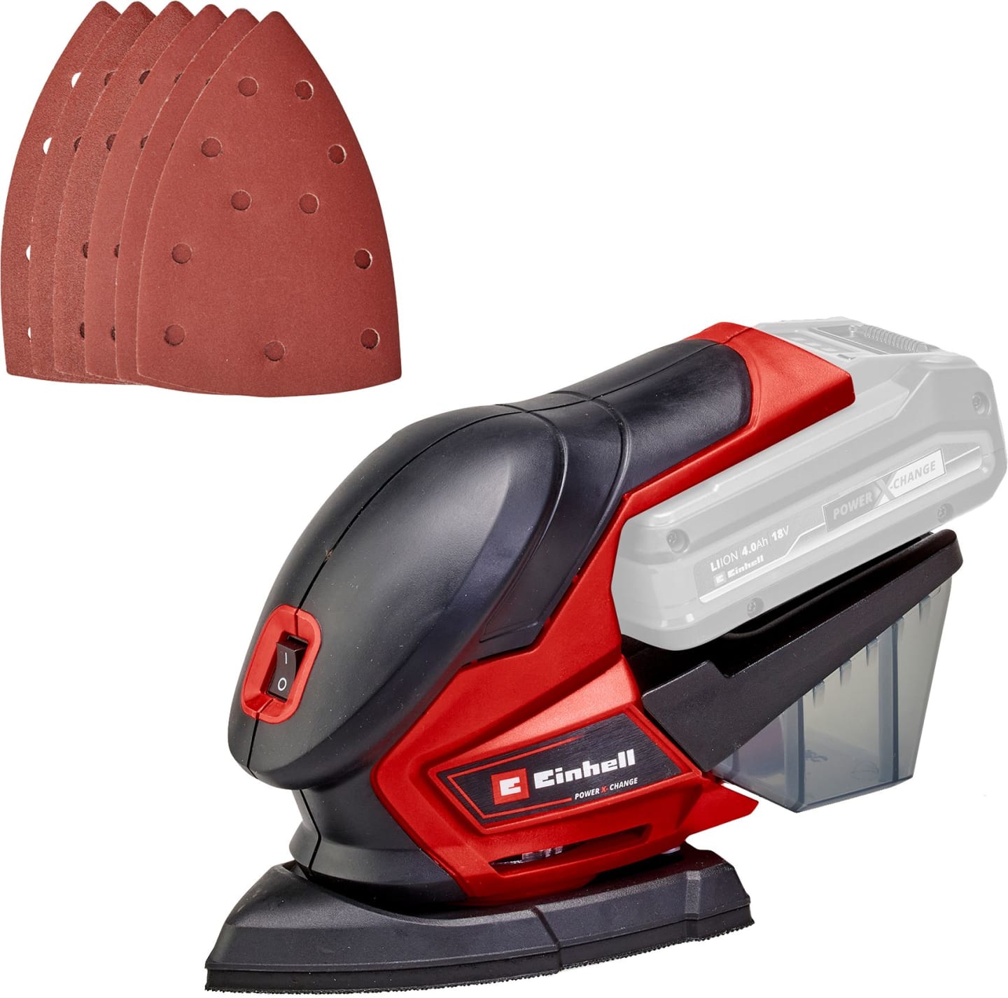 EINHELL Power X-Change Akku-Multischleifer TE-OS 18/150 Li Solo