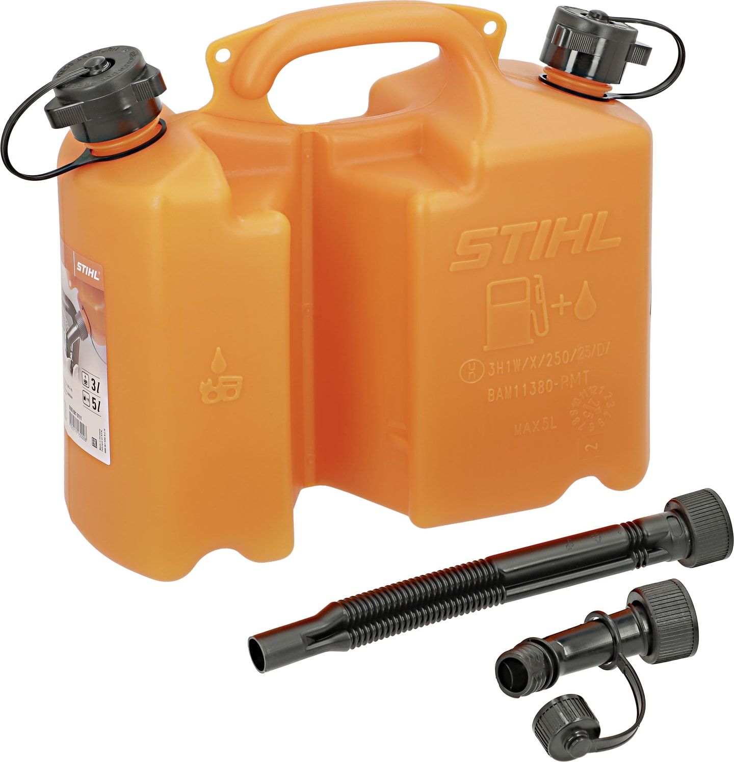 STIHL Kombikanister "Standard" 5,0/3,0 l orange, 0000 881 0111