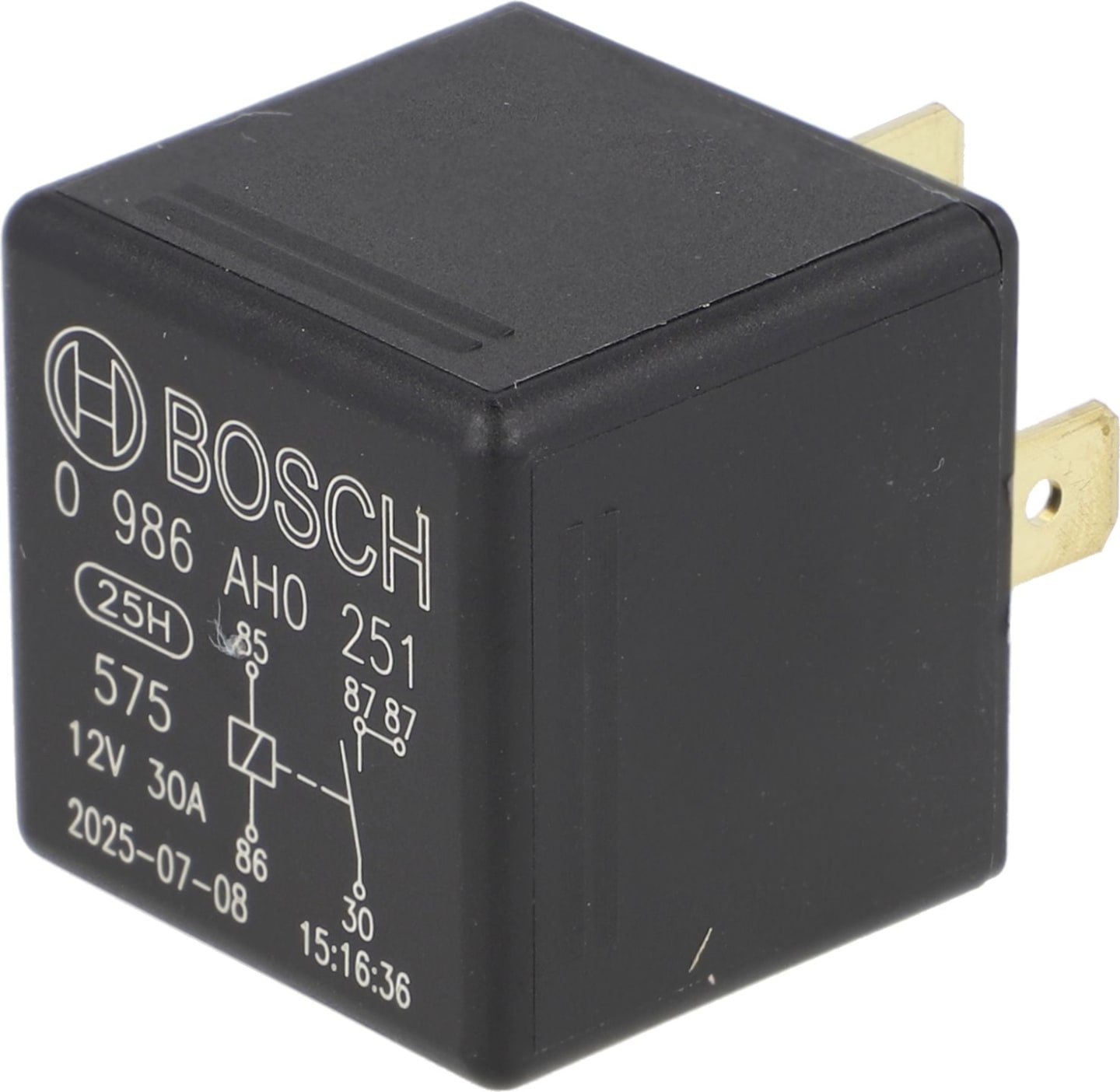 Bosch Relais 12 V, Doppelschließer, 5-polig, Flachsteckanschluss, 0 986 AH0 251