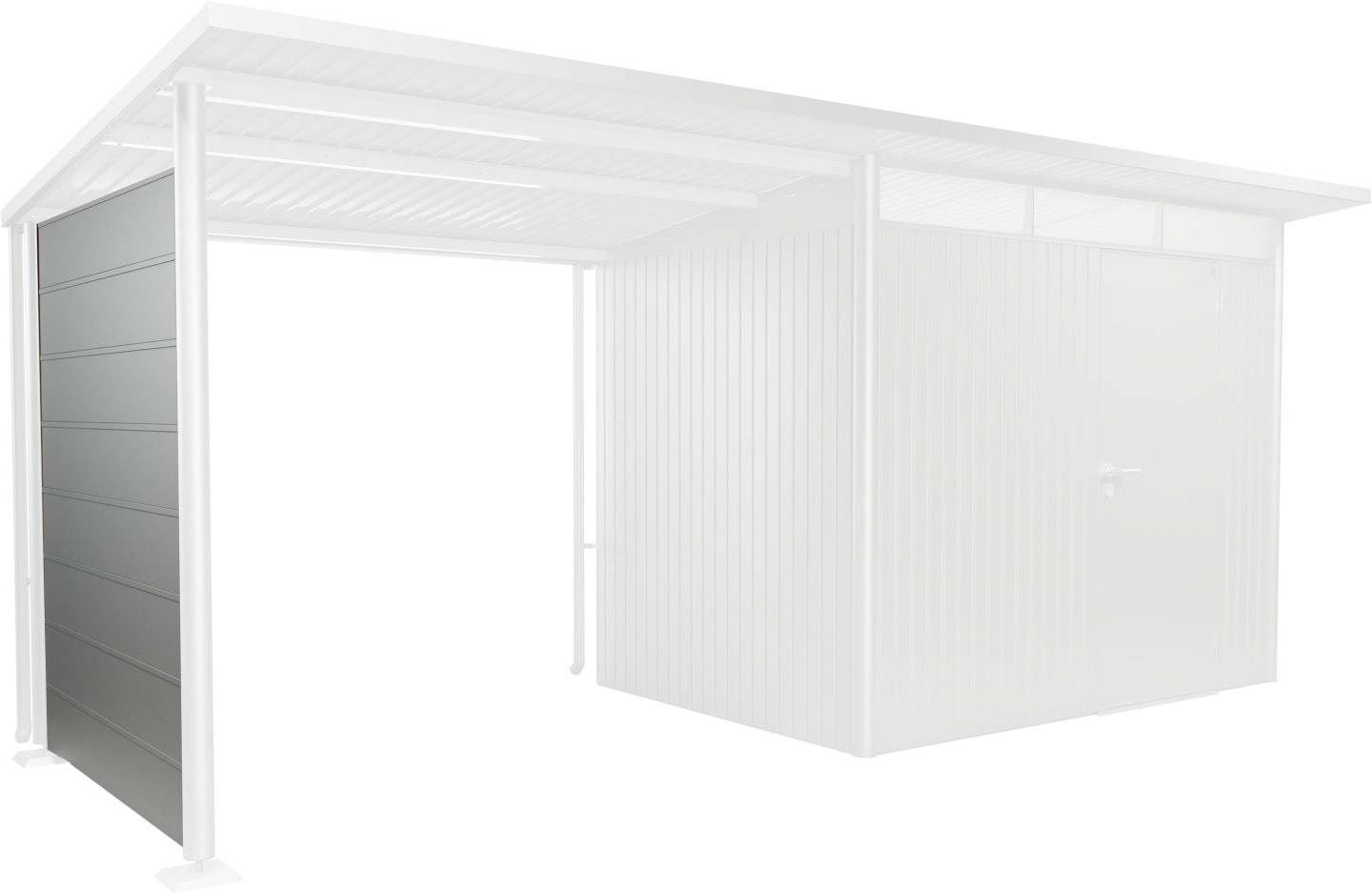 biohort® Seitenwand für Seitendach Gerätehaus AvantGarde