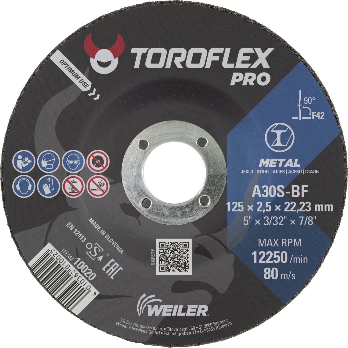 Toroflex Trennscheibe Classic Universal A 30 S4 BF