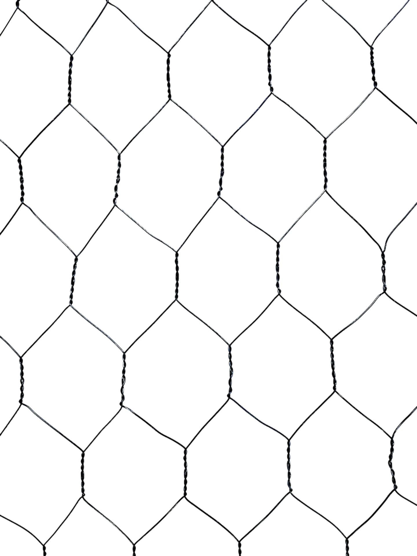Baumschutzgitter 32 x 100 cm, Maschen 50 mm 6-Eck-Geflecht, Stahl, blank, 100 St.