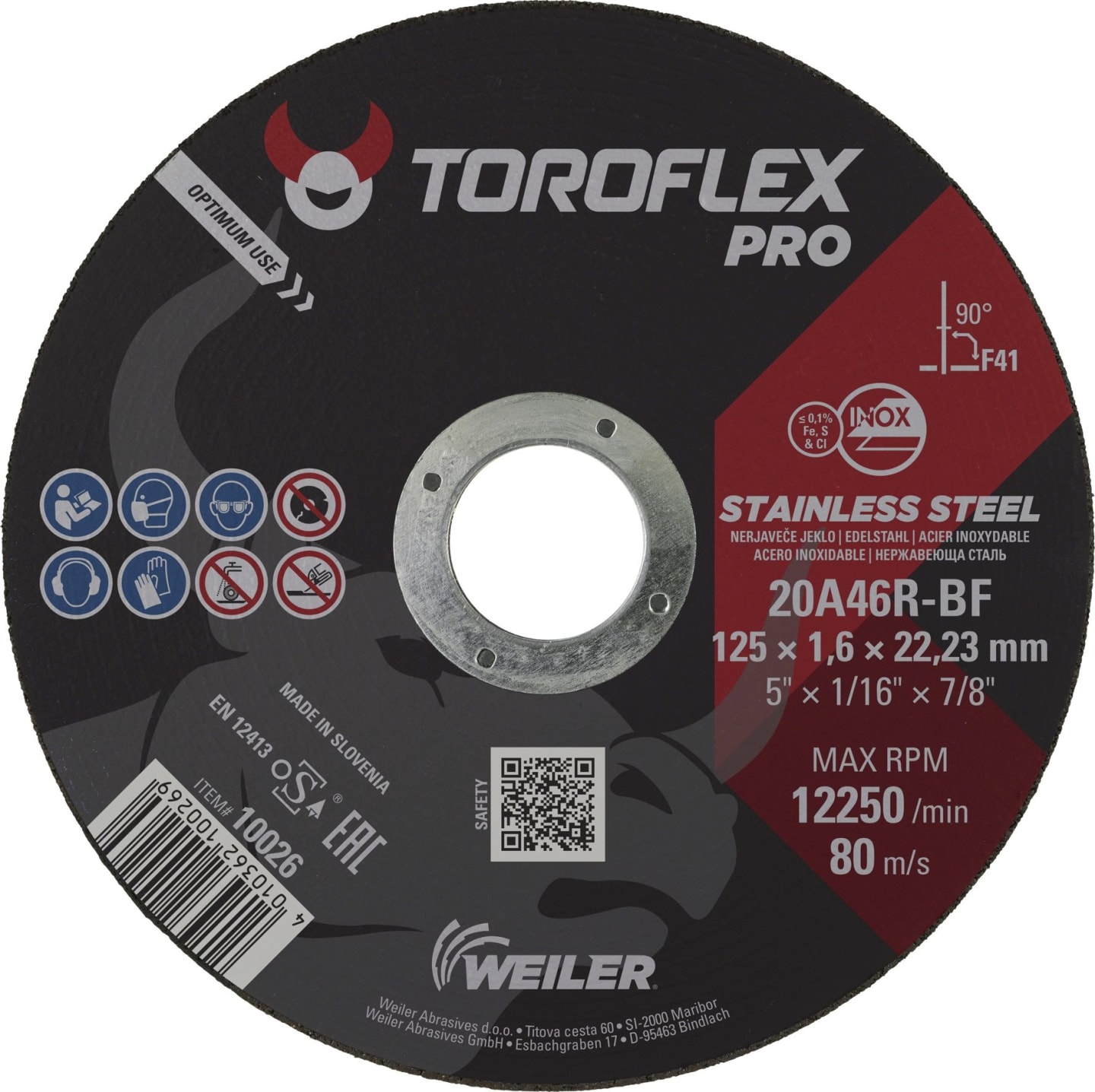 Toroflex Trennschreibe Progress INOX 20A46R-BF