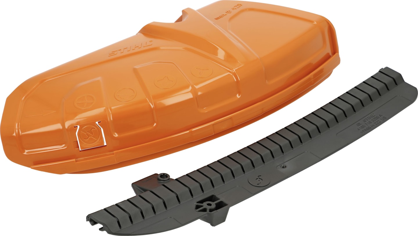 STIHL Messerschutz für Mähköpfe/Metallwerkzeuge für Motorsense FS 89, 91, 94, 111, 131, 240, FSA 130, 135, FR 410, 460, FS-KM, 4180 007 1028