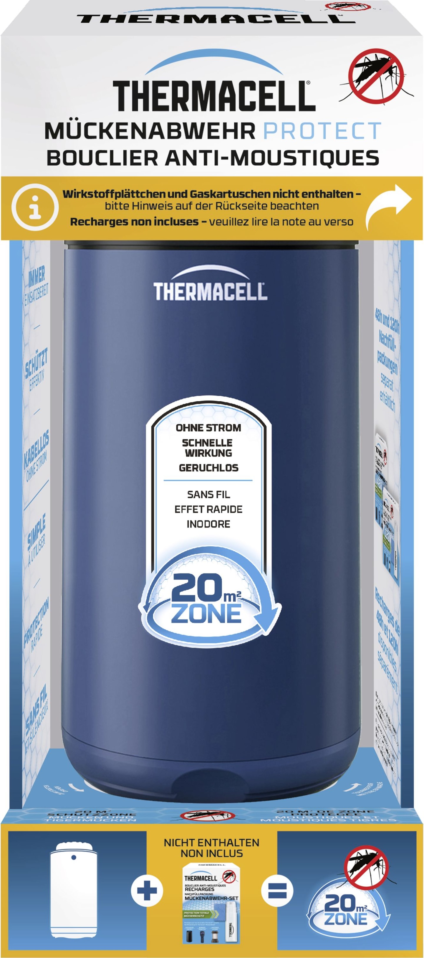 Thermacell Mückenabwehr Protect ohne Wirkstoff 1 St.