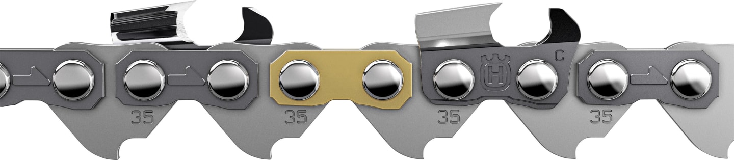 Husqvarna® Sägekette "X-CUT C35" .325" .058"/1,5 mm, 64 Treibglieder, Vollmeißel, abgelängt, 5816997-64