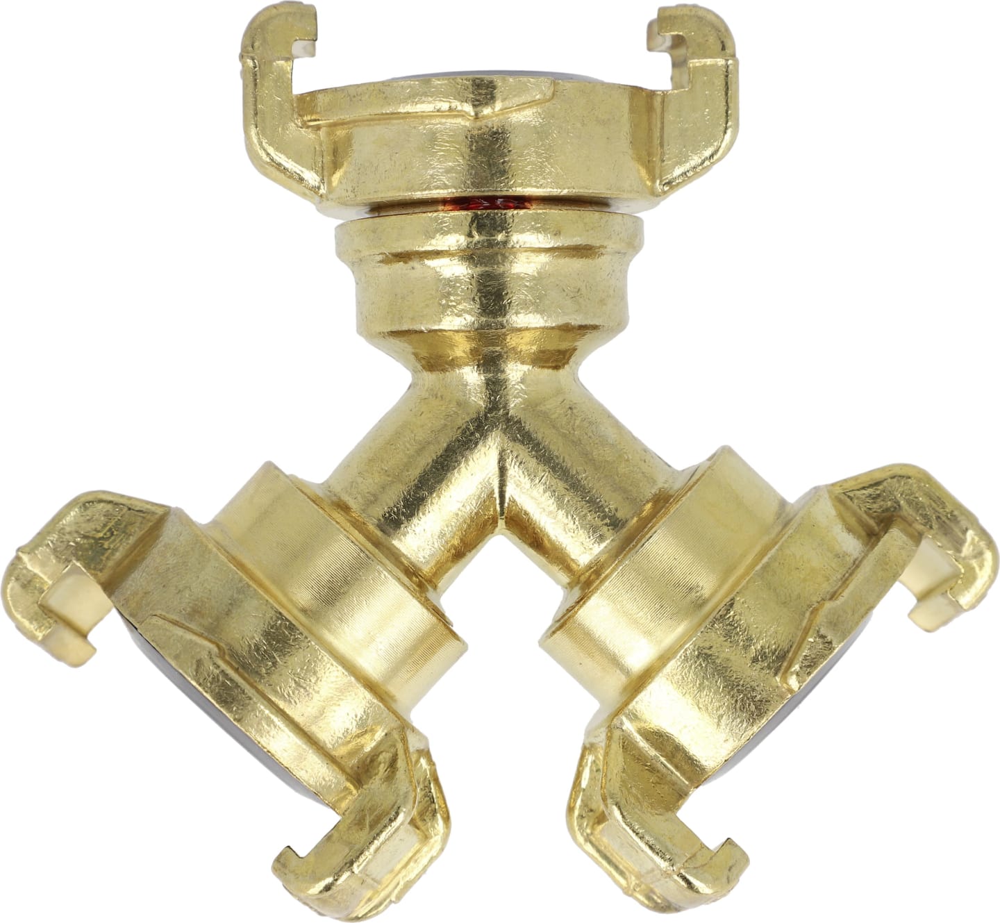 Geka® plus Y-Verbinder Messing, für Schnellkupplung, Schläuche von 3/8" bis 1 1/2", 334C