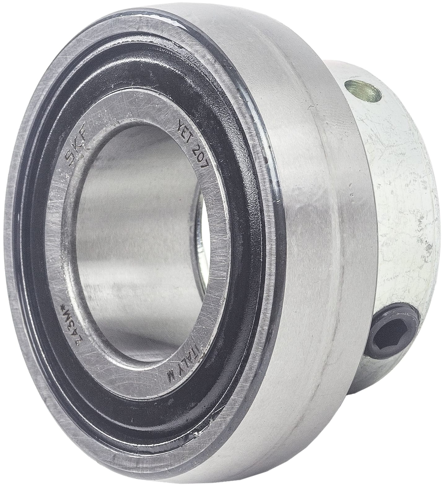 SKF Y-Lager "YET" Exzenterringbefestigung, zöllig, einseitig verbreiteter Innenring, beidseitig Dichtung