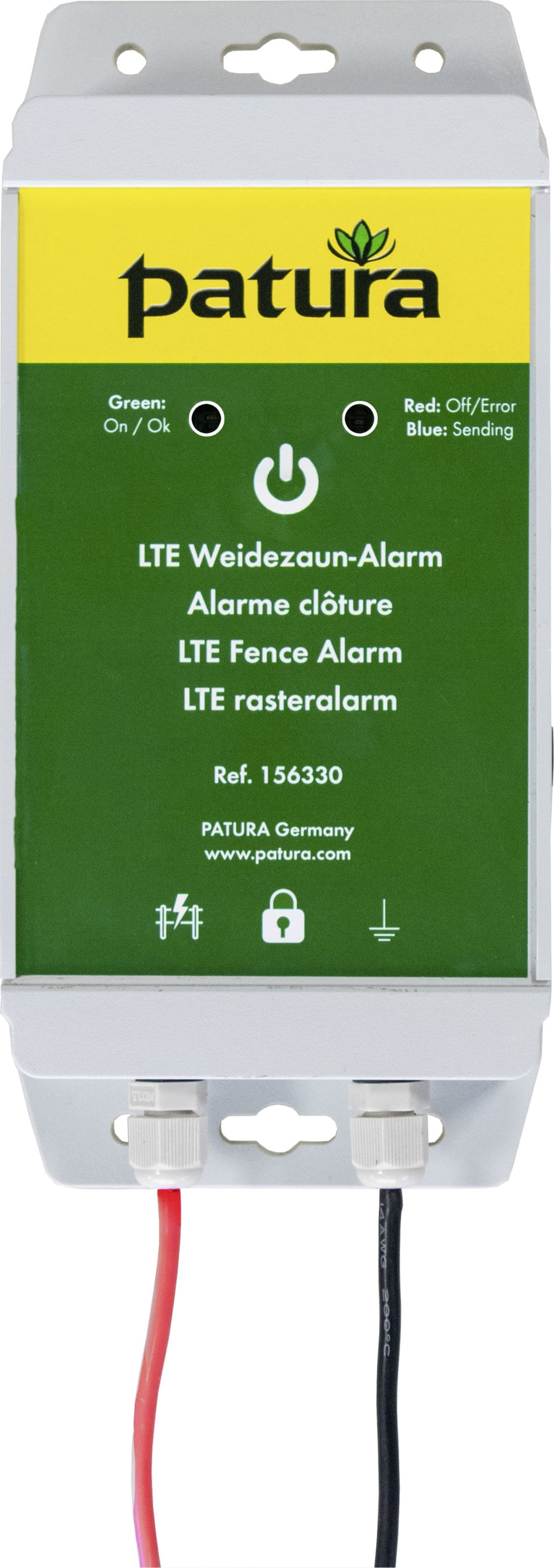 Patura Weidezaunalarm für Überwachung Weidezaun über LTE-M (4G/5G), 156330