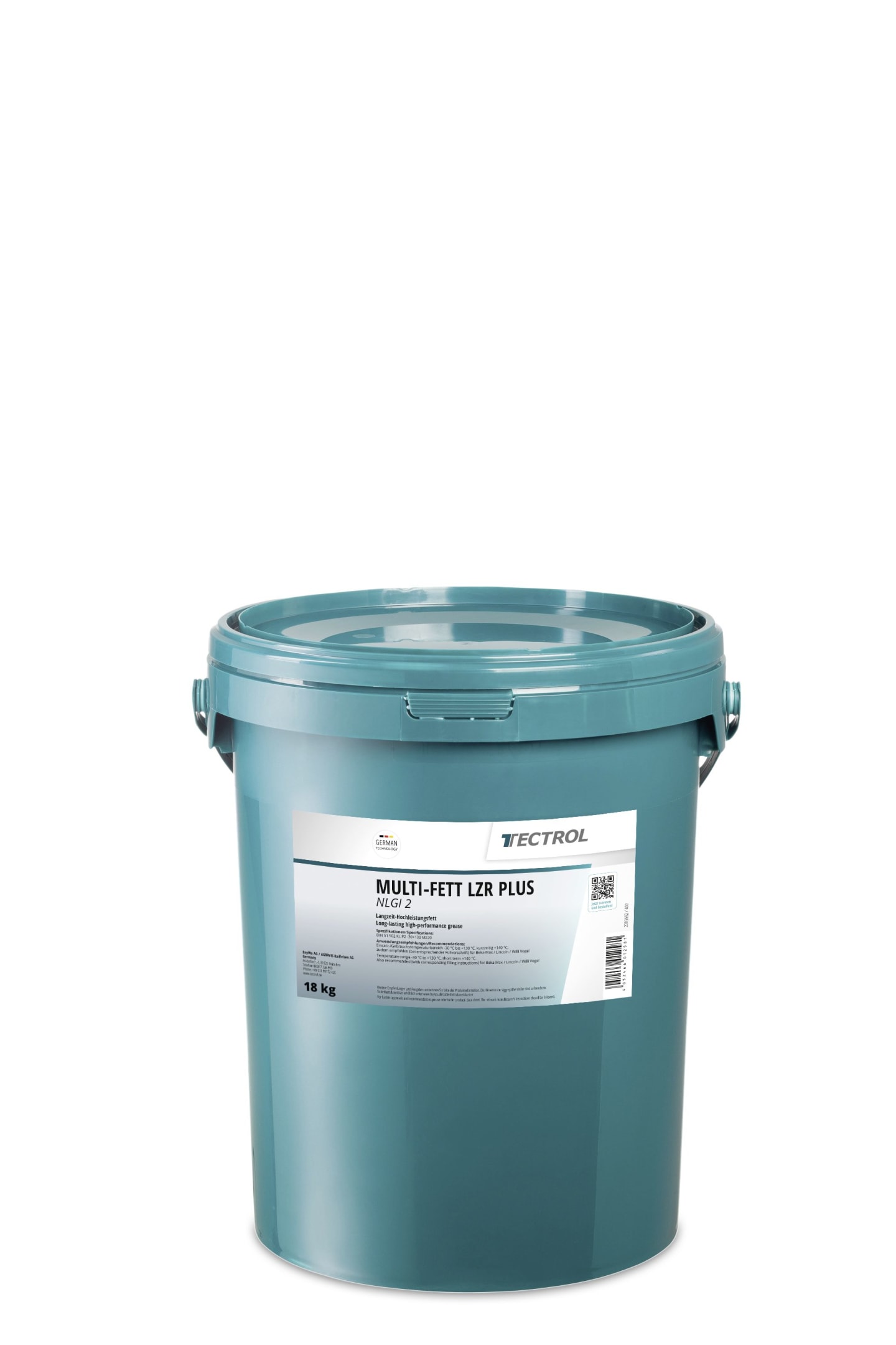 TECTROL MULTI-FETT LZR PLUS NLGI 2 Schmierfett, Langzeitfett Zentralschmieranlagen, Lithium, Willy Vogel, Lincoln