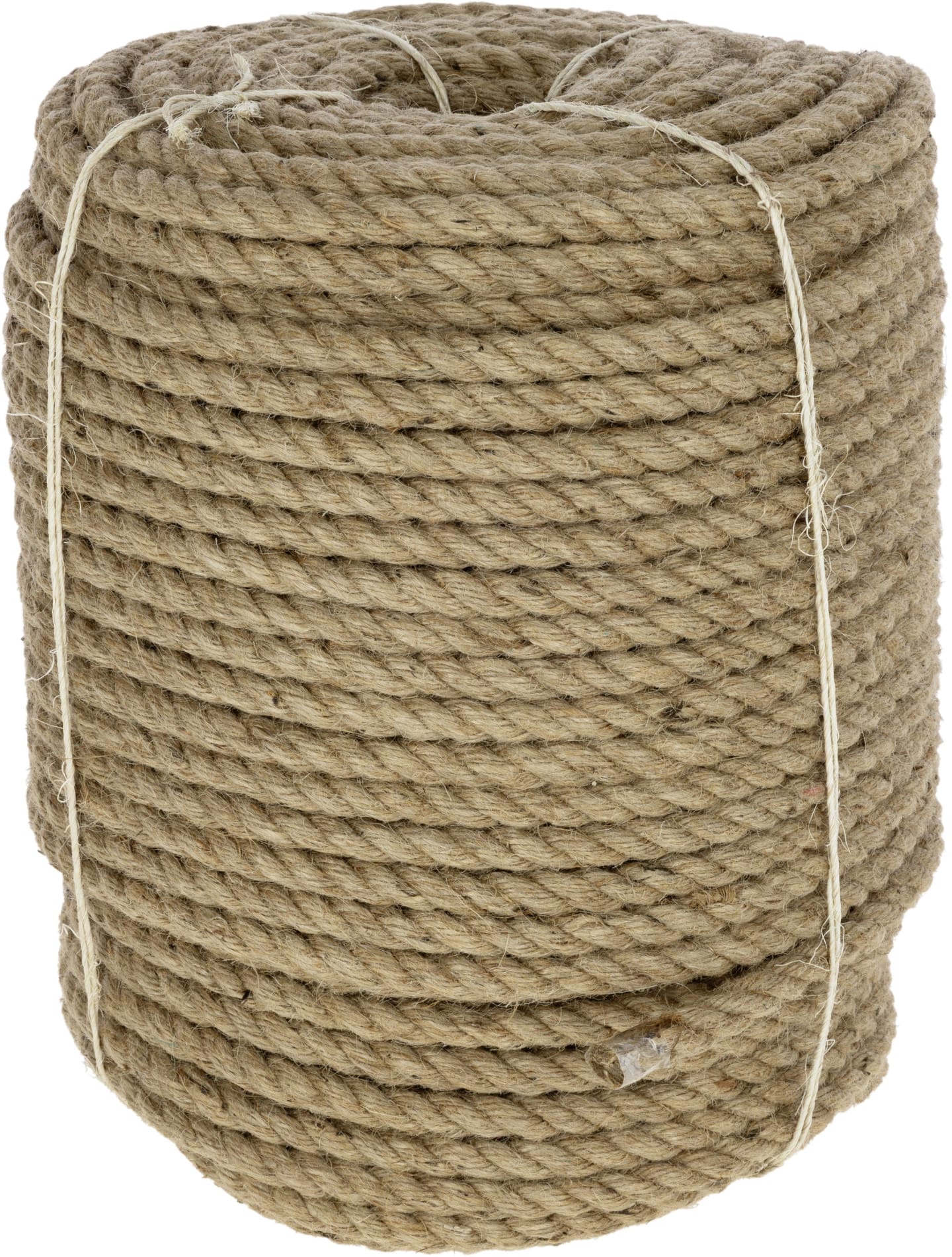 KERBL Spielseil 10 mm x 220 m, 100 % Jute, für Ferkel, Mastschweine, Sauen, Kälber, Geflügel, 22687