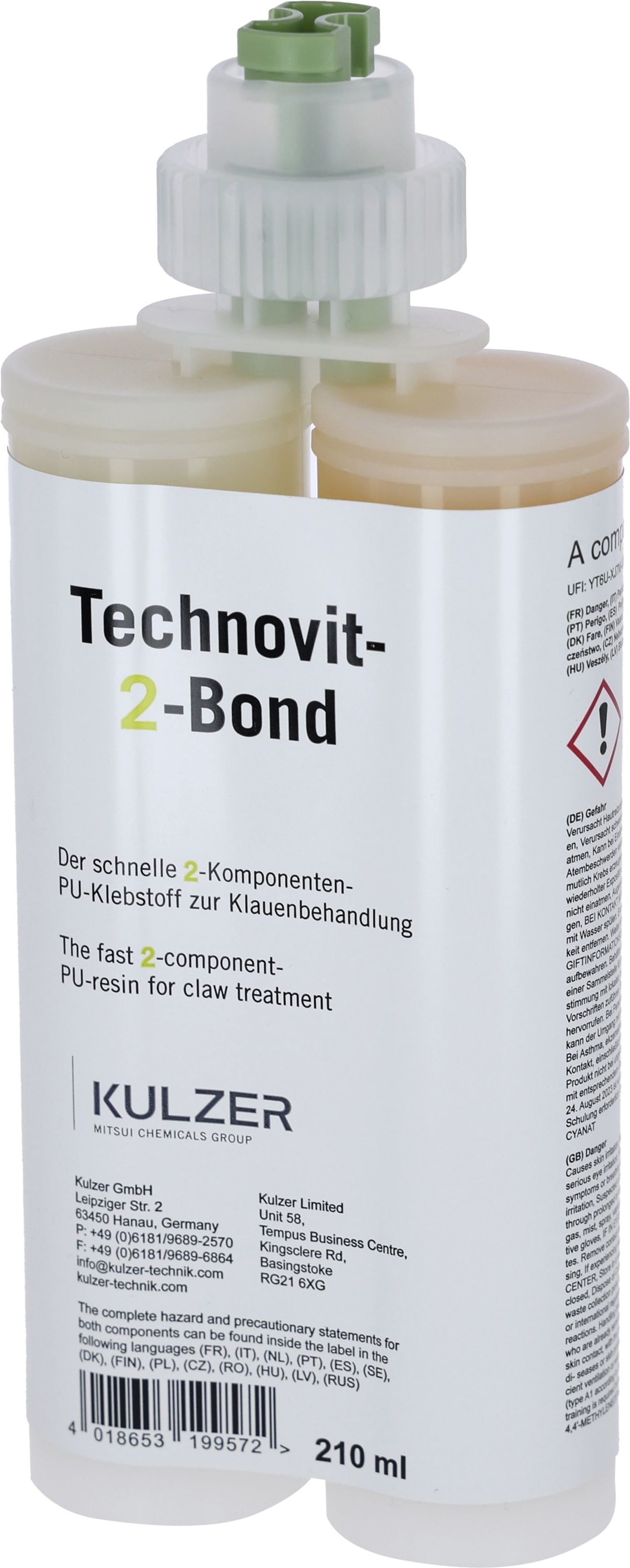 Technovit® Klauenpflegeset "Technovit-2-Bond" 210 ml, mit Handschuhen, 16296