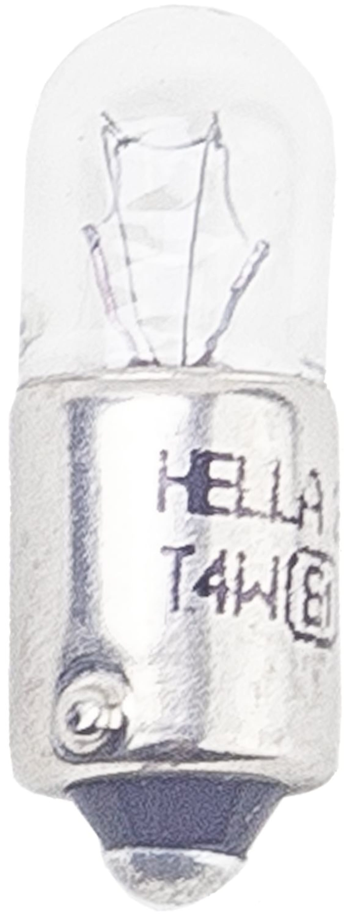 Hella® Kugellampe T4W, 24 V, 4 W, BA9s, Heavy Duty, 8GP 002 067-261