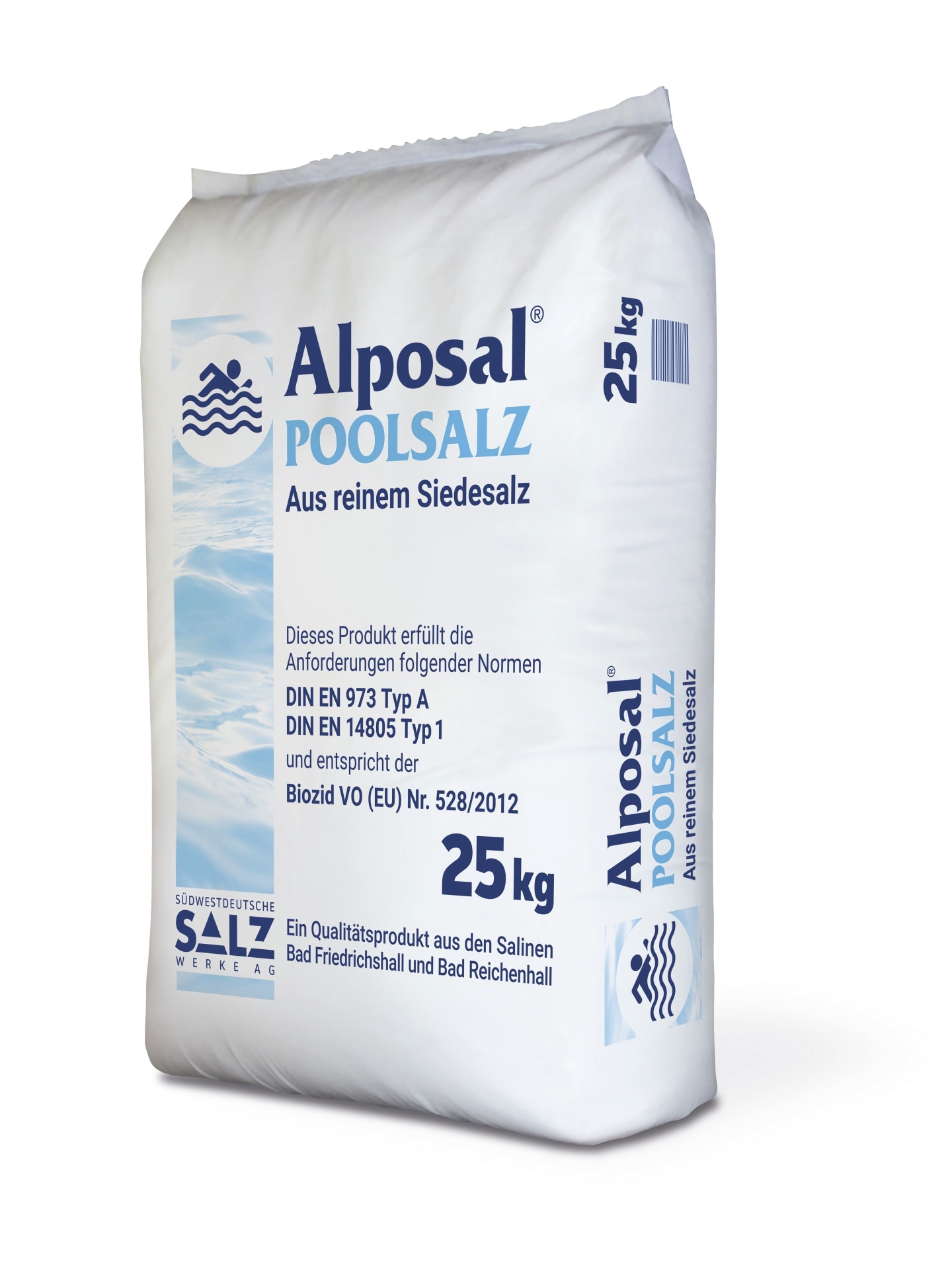 SWS Alposal Poolsalz für kristallklares Poolvergnügen 25 kg Sack