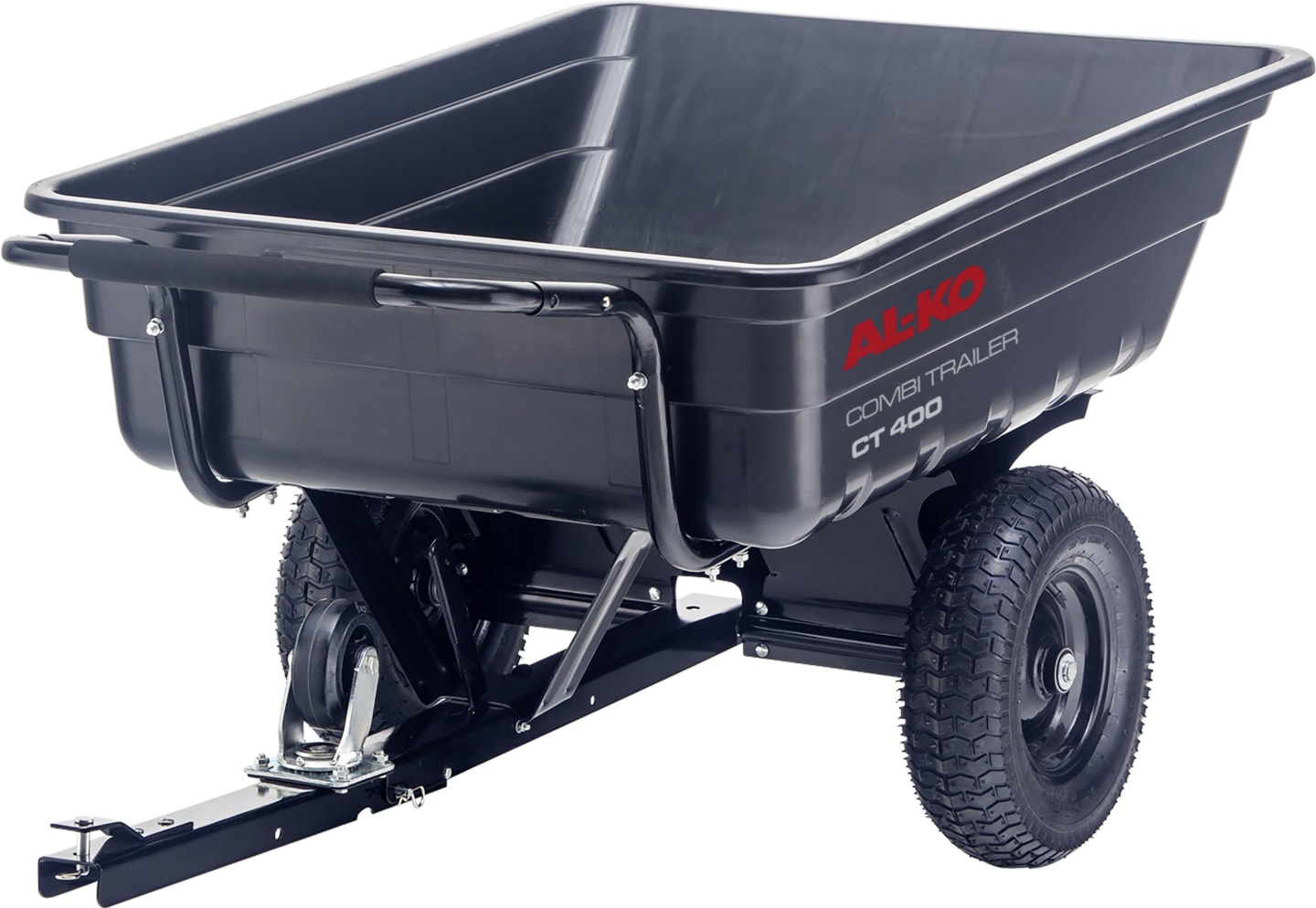 AL-KO Anhänger Combi Trailer "CT 400" mit Anhängekupplung, für Rasentraktor Premium, 113878