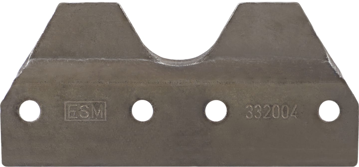 ESM Führungsleiste 4 x Bohrung, für Universalmähbalken mit flacher, glatter und schmaler Klinge Agria, ESM, Iseki, 332 0040