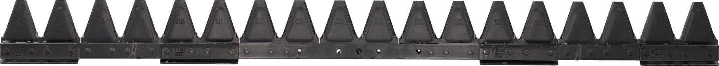 ESM Mähmesser 91 cm, ohne Verstärkung, für Universal-S-Klappbalken Balkenmäher Agria, AL-KO, Benassi, Husqvarna, 248 1960