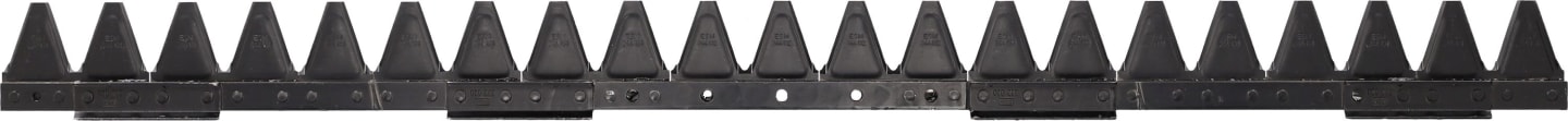ESM Mähmesser 107 cm, mit Verstärkung, für Universal-S-Klappbalken Balkenmäher Eurosystems, Tielbürger, Viking, 249 1140