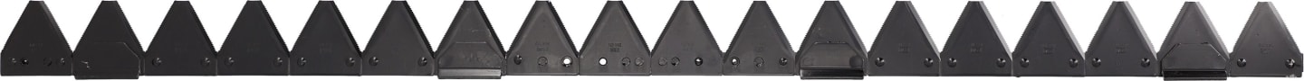 ESM Mähmesser 137 cm, ohne Verstärkung, für Mittelschnittbalken Balkenmäher Agria 2300, 3300, 257 0520