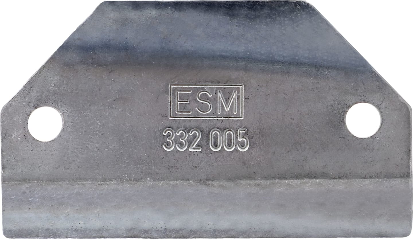 ESM Führungsleiste 2 x Bohrung, für Fingerbalken mit breiter Klinge Agria, ESM, 332 0050