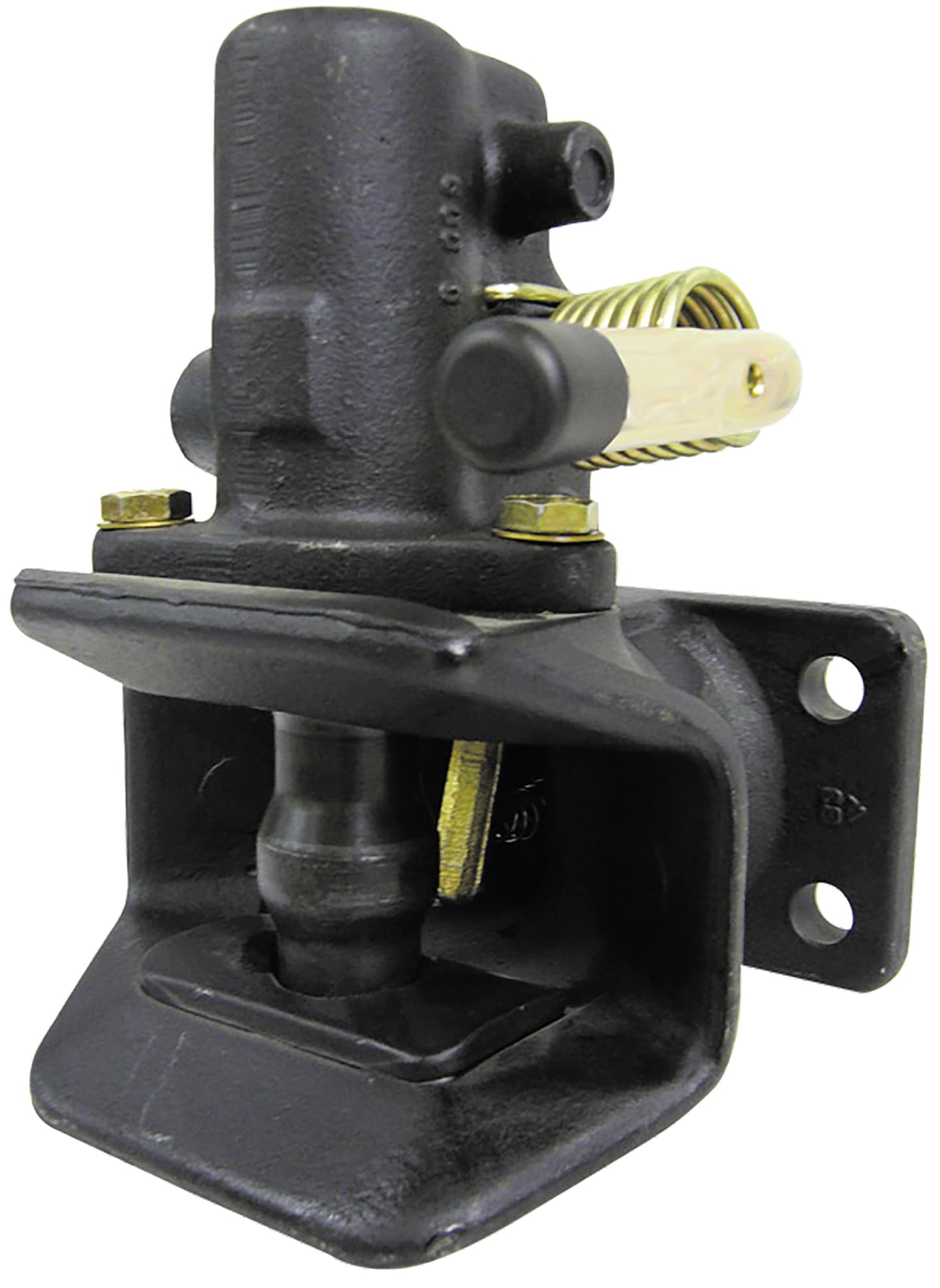 Walterscheid Zugmaul "KU9208A" automatisch mit Flansch, Lochbild B x H 140 × 80 mm, Ø Bolzen 38 mm, schwarz, 8002791