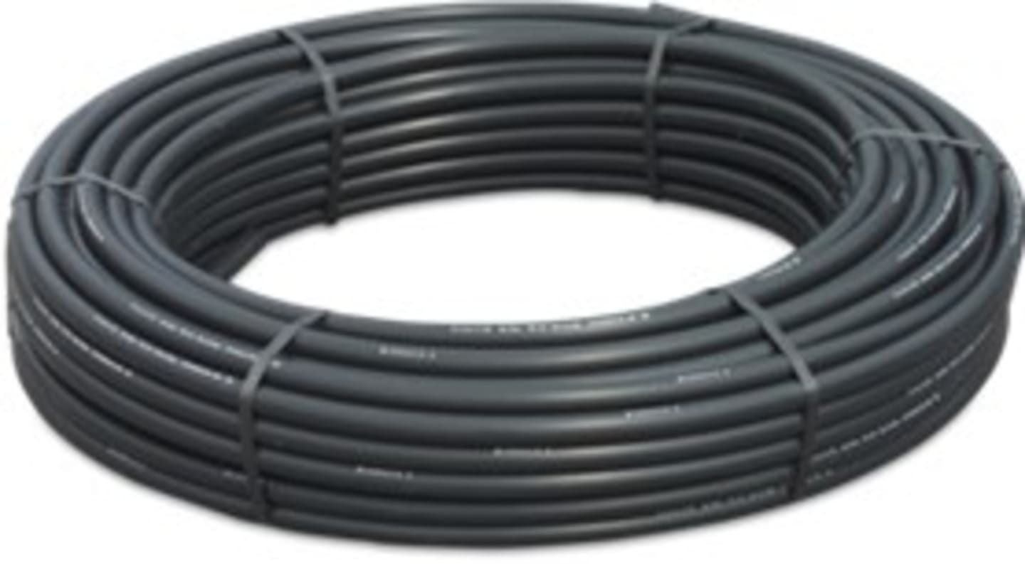 Druckrohr SDR17, 10 bar, PE 100, DVGW, schwarz